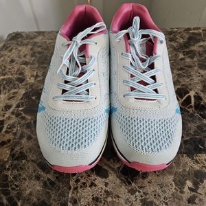 Therafit Carly Pink White Black Sneaker Womens Sz 11 Style N80513H